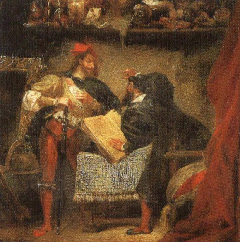 georges bizet a scene from goethe s faust faust tempted by mephistopheles oil painting picture